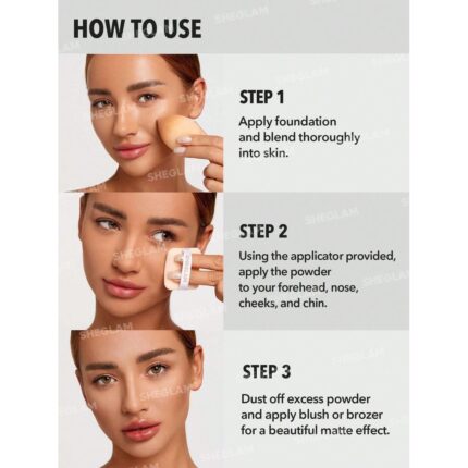 Sheglam Velvet Veil Oil Control Powder-Warm Sand.