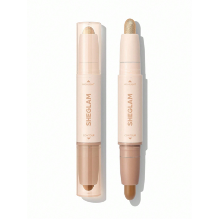 Sheglam 2-In-1 Contour & Highlight Stick-Warm Honey.