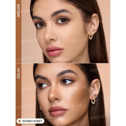 Sheglam 2-In-1 Contour & Highlight Stick-Warm Honey.