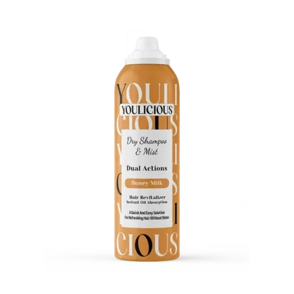 YOULICIOUS DRY SHAMPOO & MIST HONEY MILK 200ml